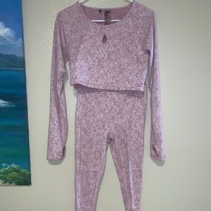 Gym shark women’s matching set pink